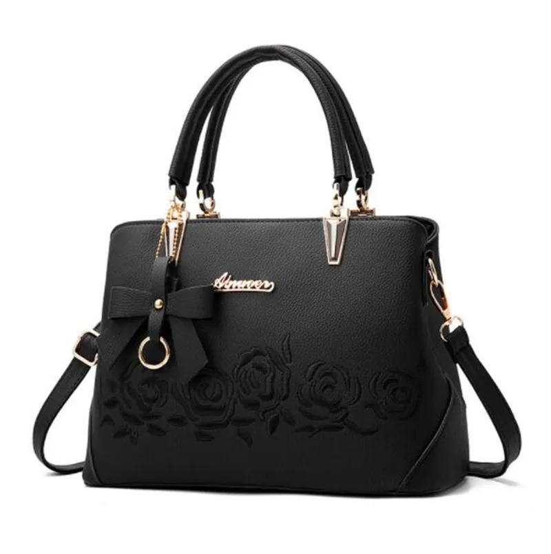 Online shop hot sale oiled leather handbag magazine handbag lady popular handbag