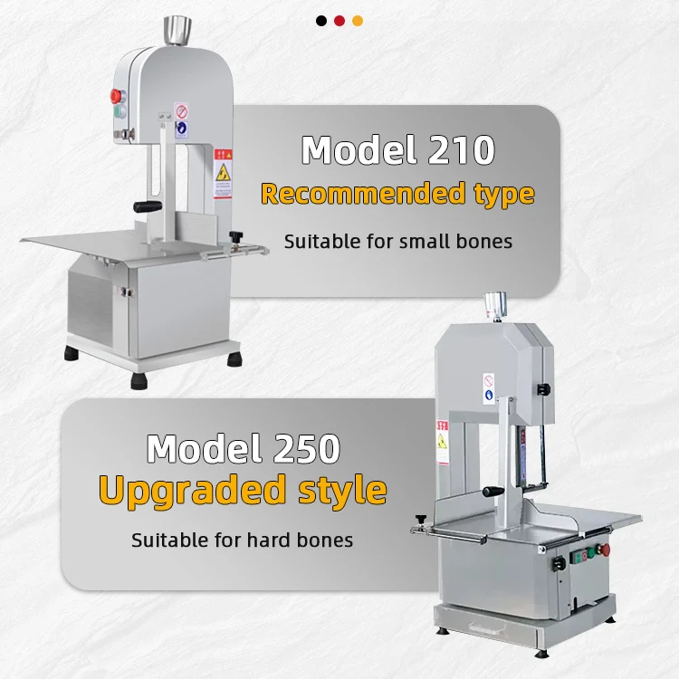 Commercial Automatic Kitchen Equipment Butcher Table Top Electric Cow Beef Frozen Meat And Bone Band Saw Cutter Machine