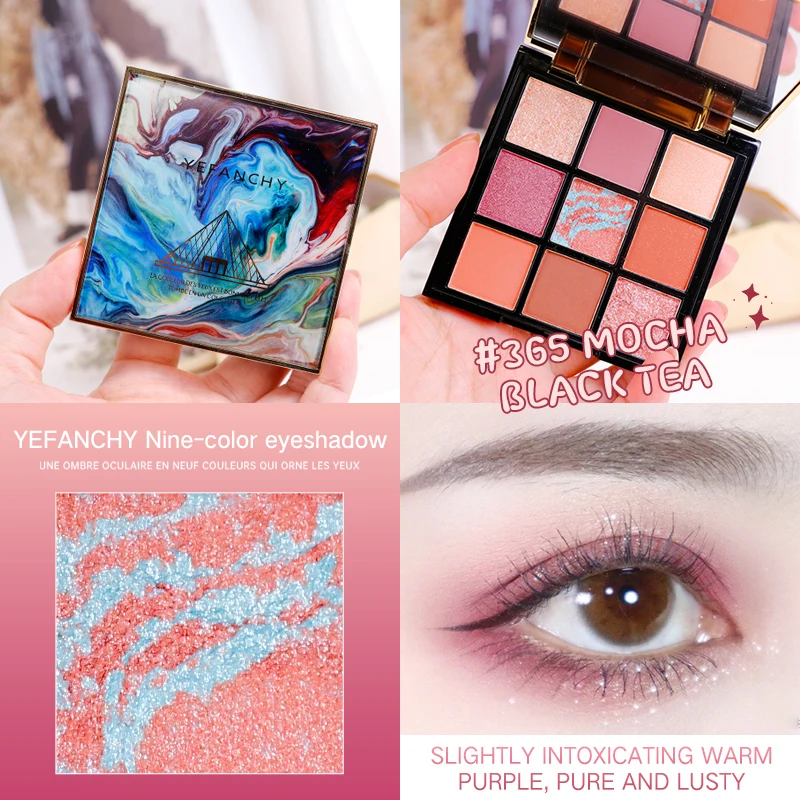 Фабричная Косметика с высоким внешним видом многофункциональная палитра теней для век пигментом