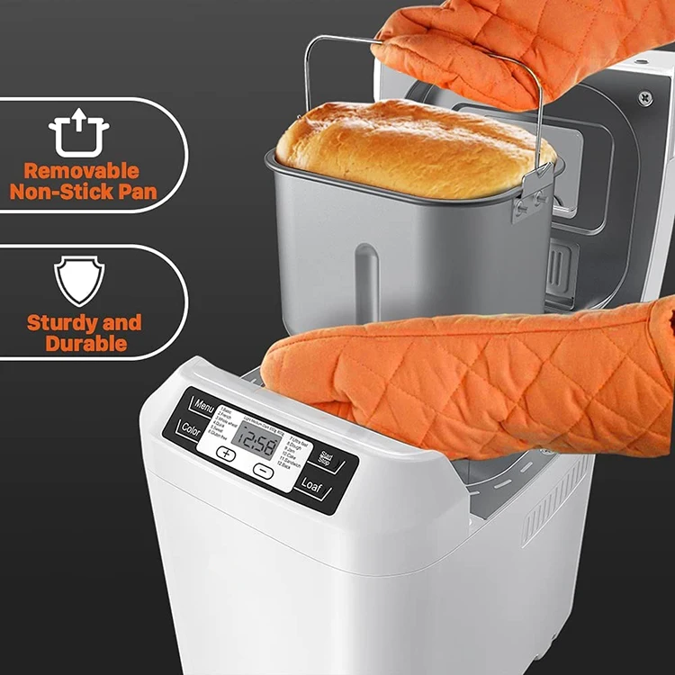 High Quality Bread Machine 2l 550w Multifunctional Insulation Quick Cake Home Bread Machine