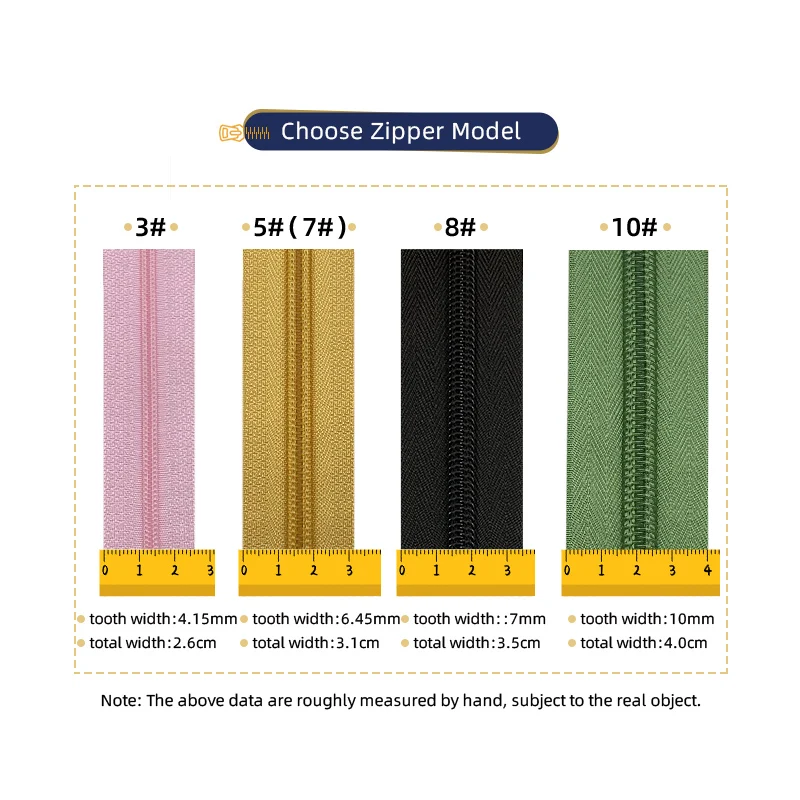 Wholesale Colorful Zipper Nylon Zippers For Handbags And Shopping Bags