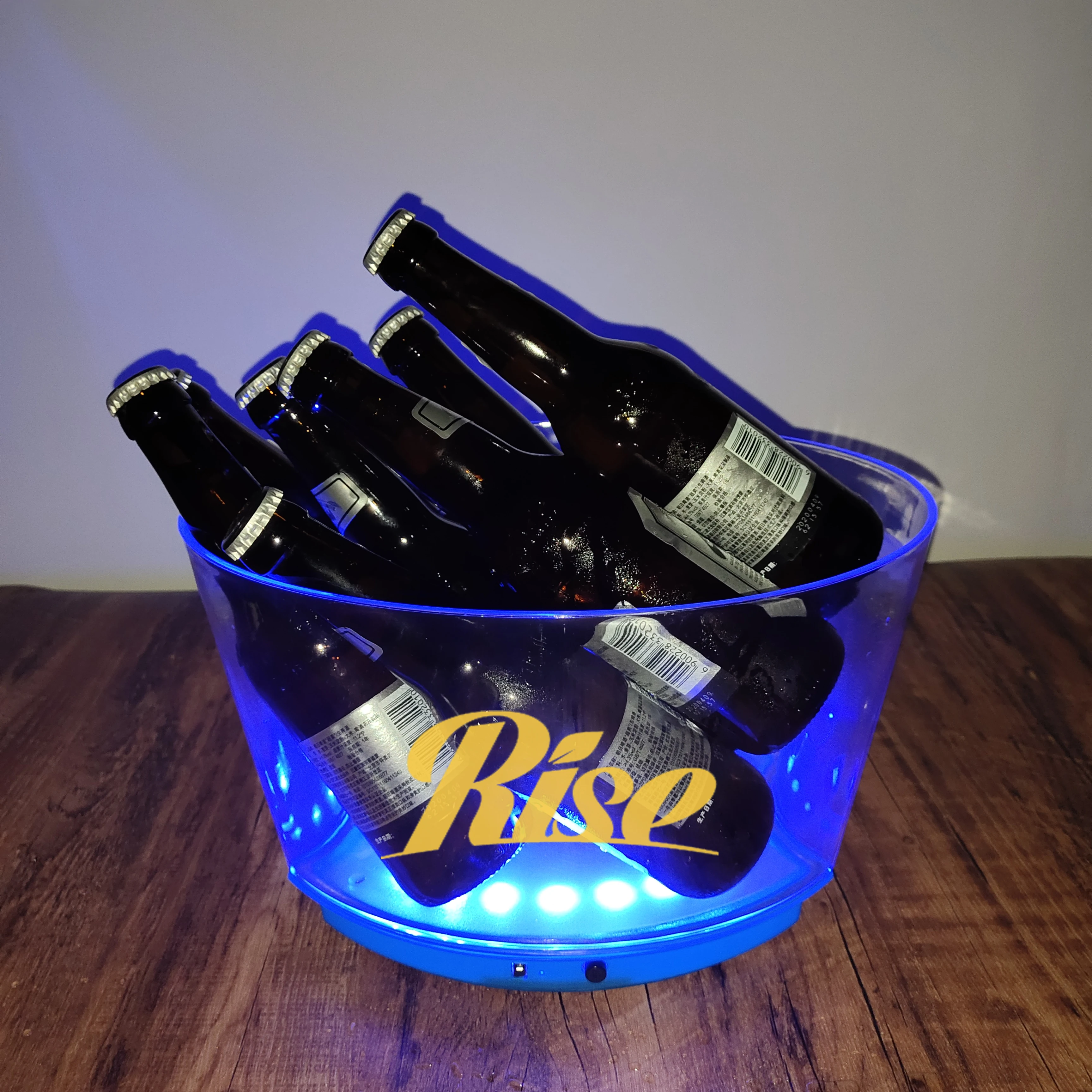 Cheap bar night club party outdoor can customize color light beer bucket