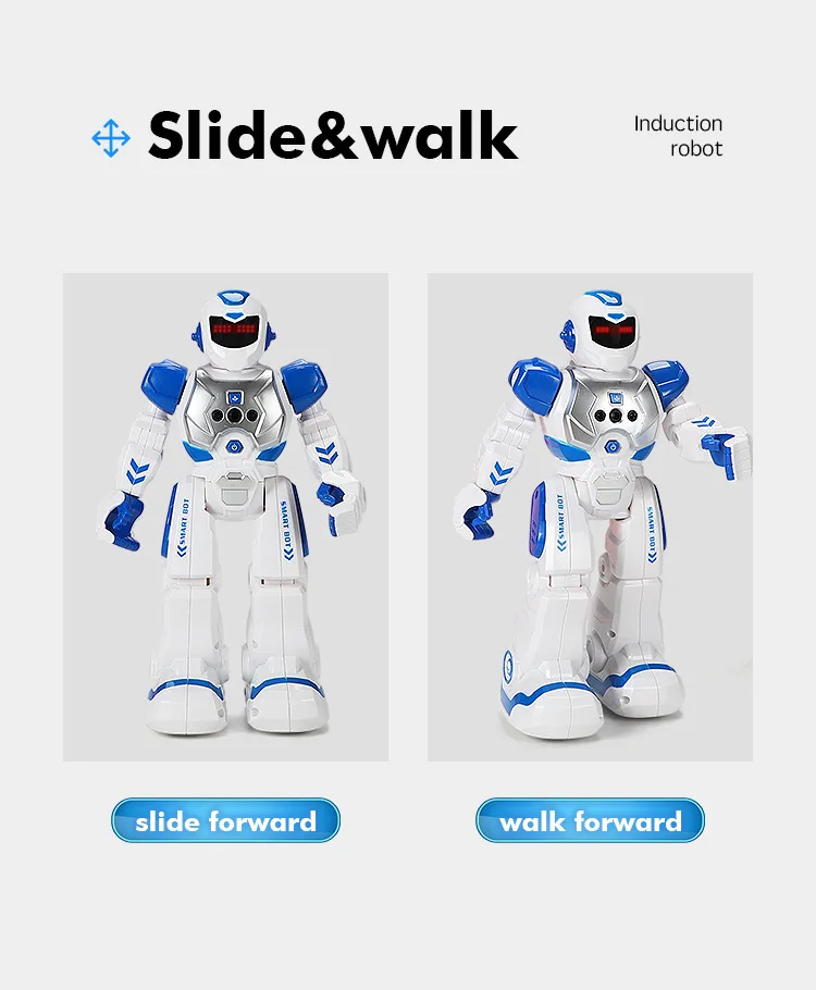 Sound and light intelligent toy robots remote control fighting robot for kids