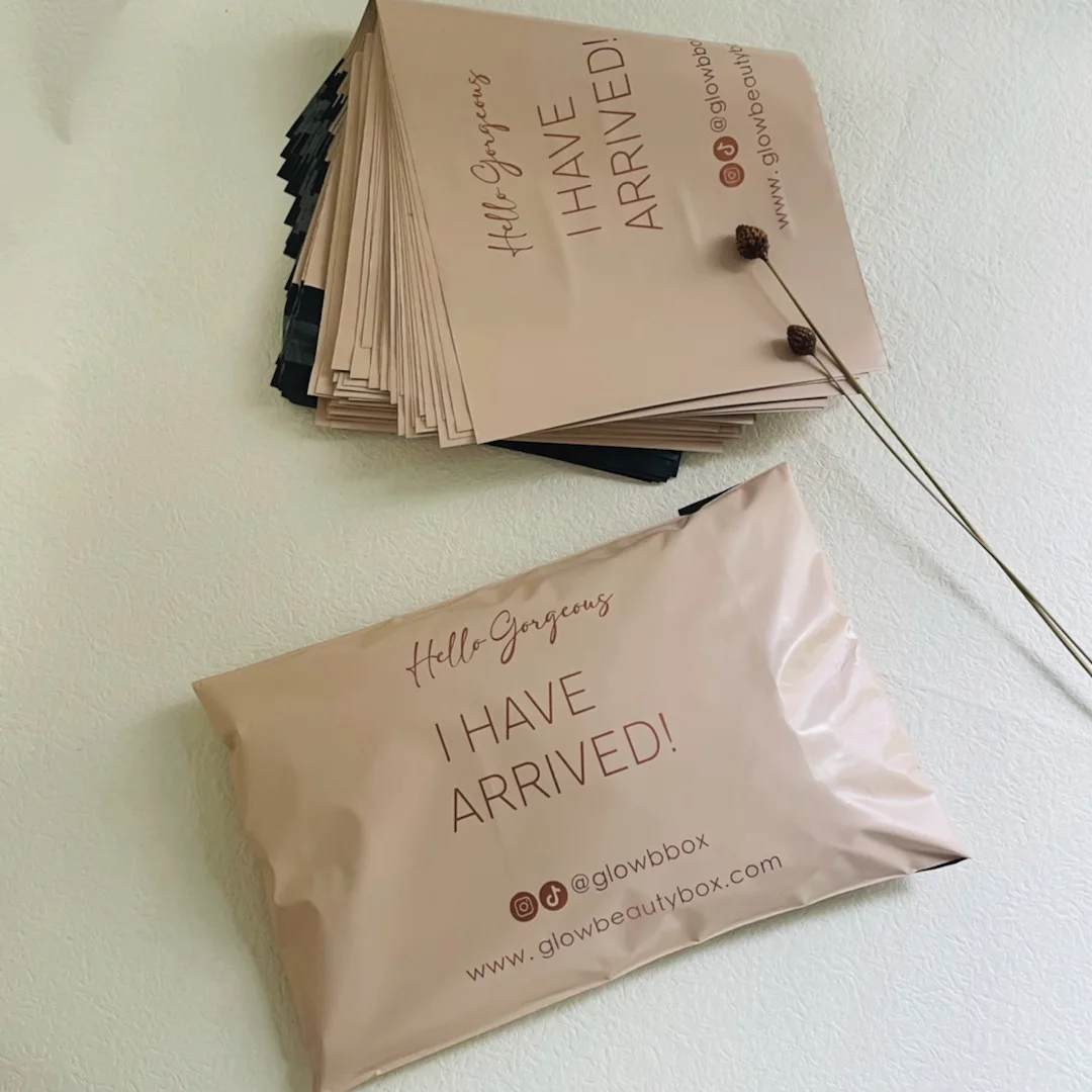 polimailer packing self seal colored nude poly mail shipping bags mailers plastic polimailer