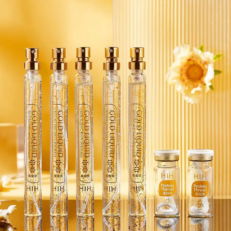 Gold Protein Collagen Peptide Liquid Line Thread Lifting 24K Gold Protein Collagen Peptide