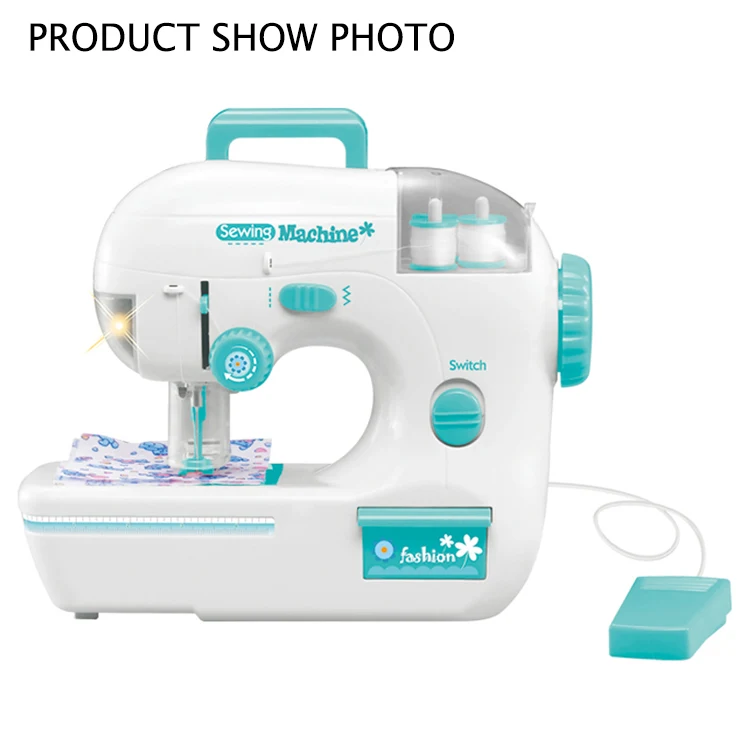 Battery operated safe mini toy sewing machine for kids