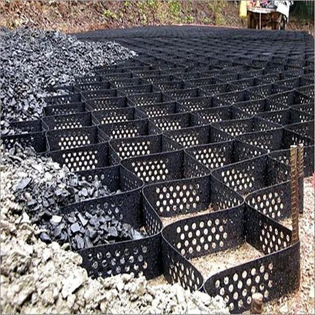 100mm 200mm Height HDPE Geocell used for Road Construction