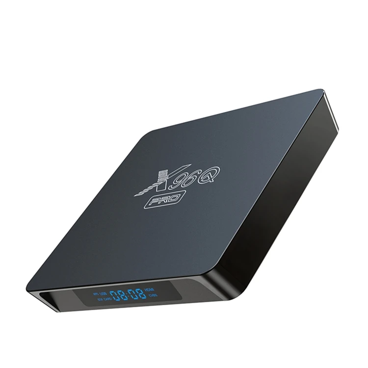 Daqu Top Selling 2.4G WiFi Android 10 TV Box X96Q Pro 1G 8G 2G 16G Allwinner H313 Smart Set Top Box With Air Mouse X96 X6 X96 X4