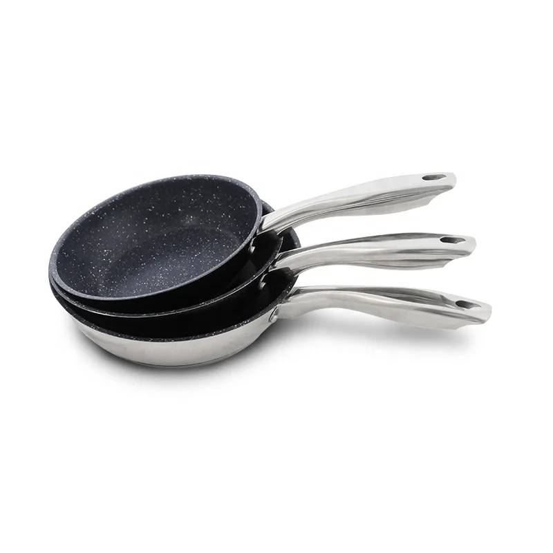 Сковорода из нержавеющей стали с антипригарным покрытием для кухни по лучшей цене от китайского производителя