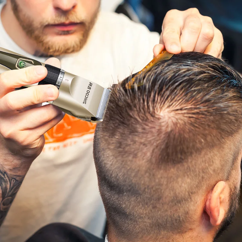 Factory Supply Rechargeable Men Clippers Barber Professional Hair Trimmer Hair Clippers