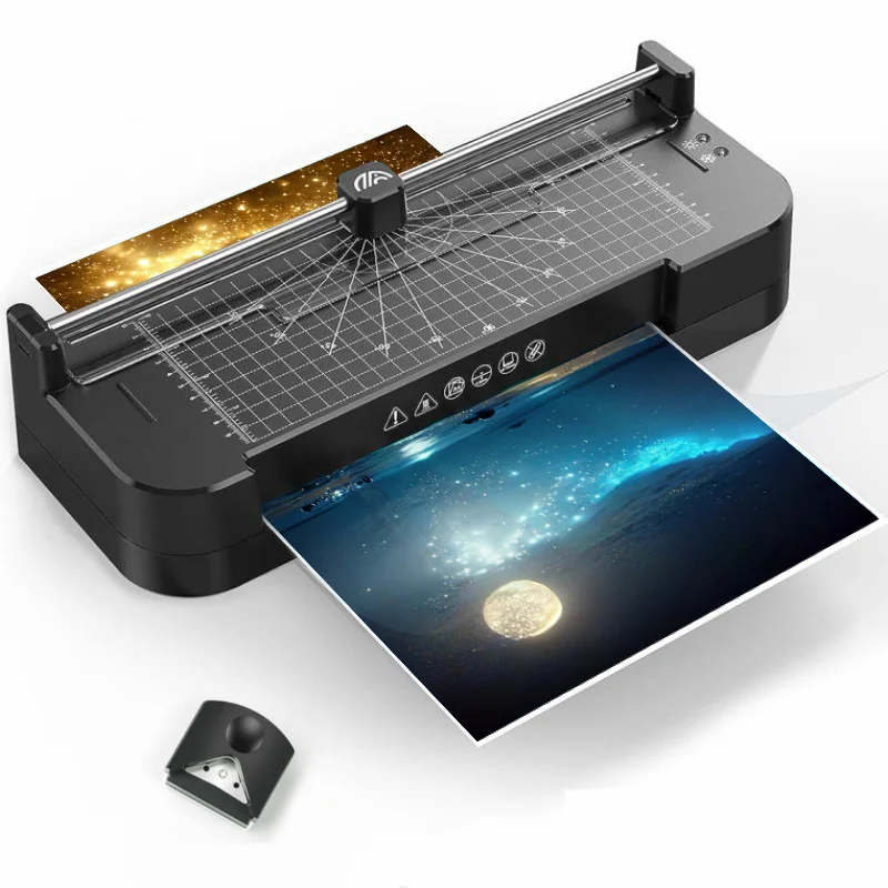 FN336 Multi-function ABS Paper Jam Prevention Hot & Cold Dual Roller System A4 Photo Laminator