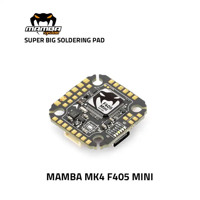 MAMBA MK4 F405 мини-Контроллер полета 20 мм/м2 оснащен гироскопом BMI270