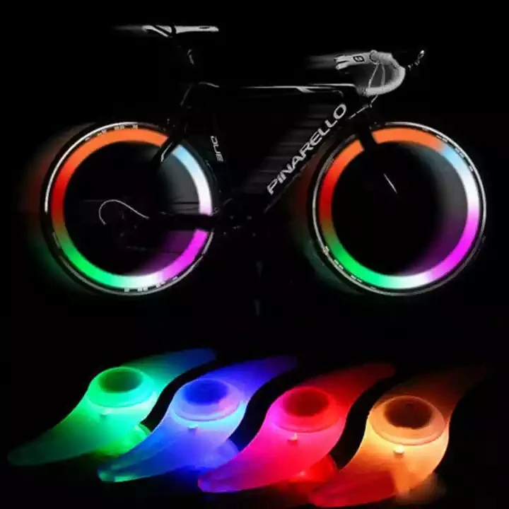 Xiejia Colorful Cycling LED Spoke Light Bike Bicycle Wire Tire Tyre Wheel Decoration Lamp Colorful Cycling LED Spoke Light