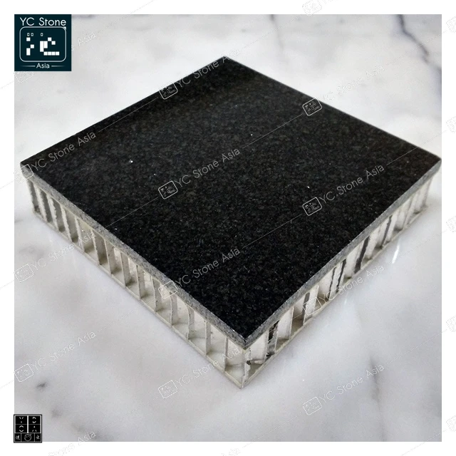 
Cheap Factory Direct Sales High Quality Waterproof Exterior Natural Marble Granite Black Stone Honeycomb For Wall Cladding 