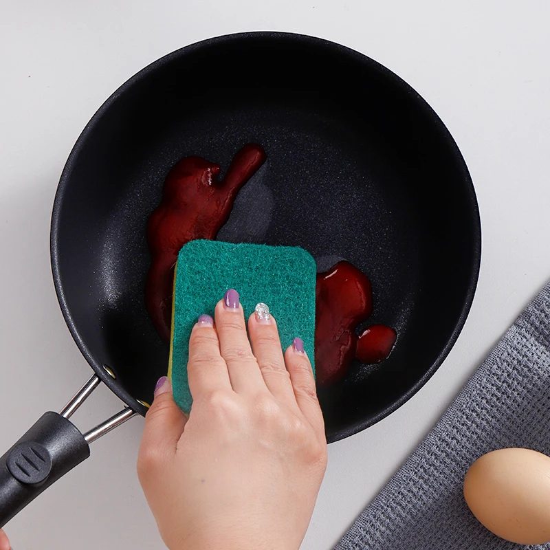 Горячая Распродажа кастрюля для приготовления пищи противоожоговая силиконовая ручка безмасляная кухонная посуда с крышкой антипригарная сковорода жарки железная