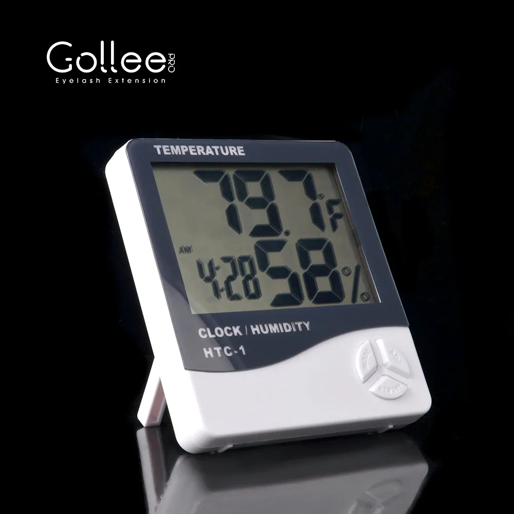 Gollee Room Private Label Reptile Dual Lcd Window Poultry Mini Indoor And Digital With Min Max Record Thermometer Hygrometer