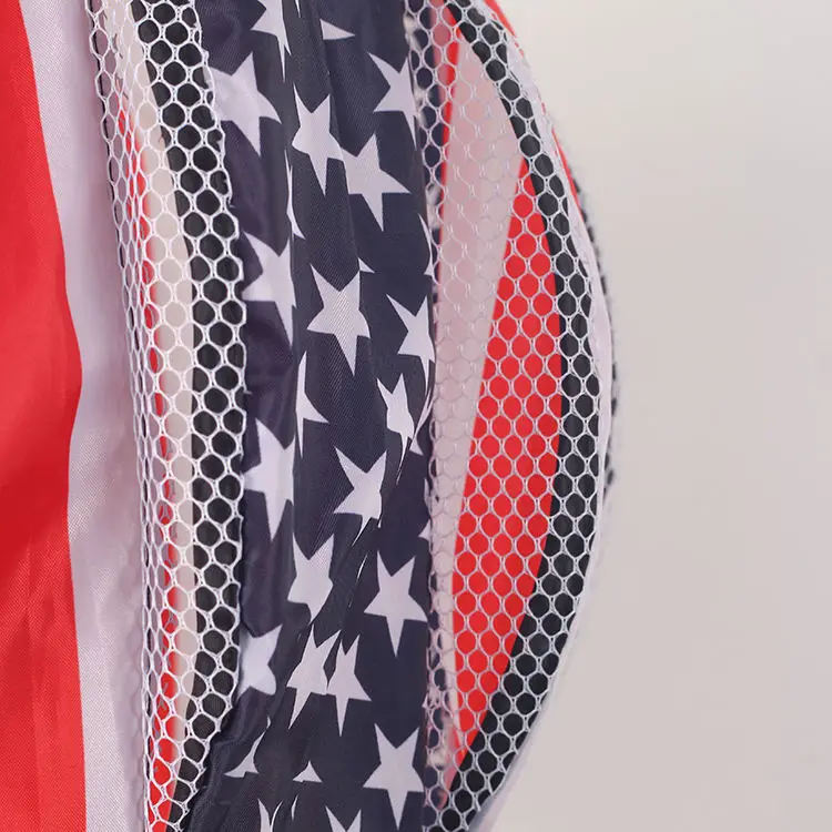 BAILING Us National Day Colorful Garden Hanging Wind Spinner Decoration Hot Air Balloon Wind Spinners