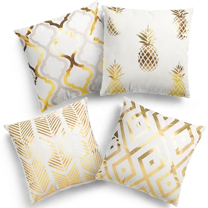 Оптовая продажа хлопковая наволочка для подушки из рами с геометрическим рисунком дивана стула