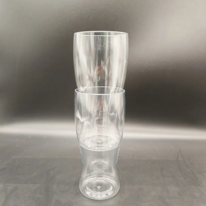 Plastic Beer Glass Recyclable Unbreakable Plastic Beer Glasses