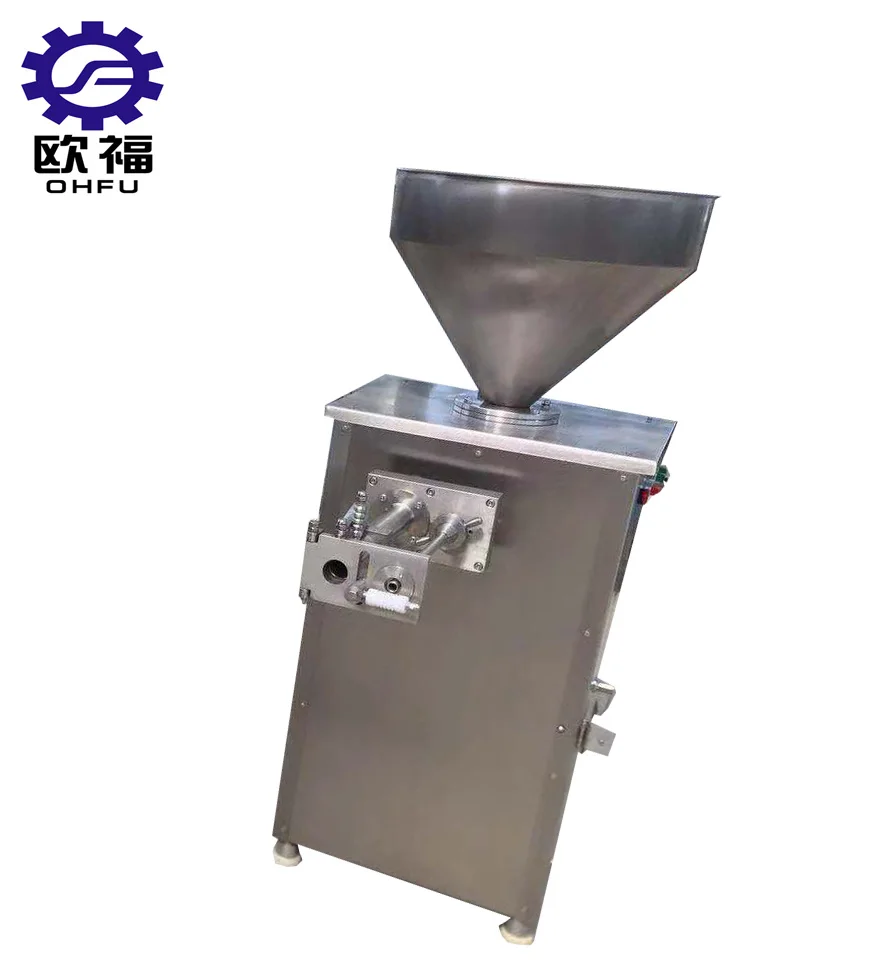 Automatic Commercial Vacuum Sausage industrial commercial Meat product making machine sausage stuffer with twisting function