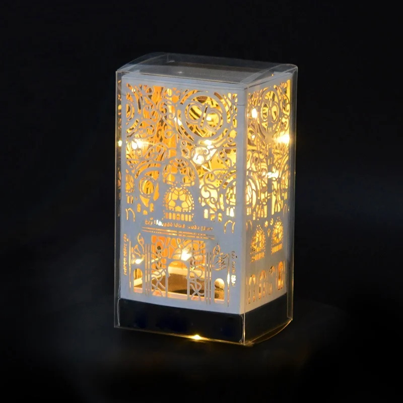 
Home Incense Decoration Laser Paper Box for Candle Holder 