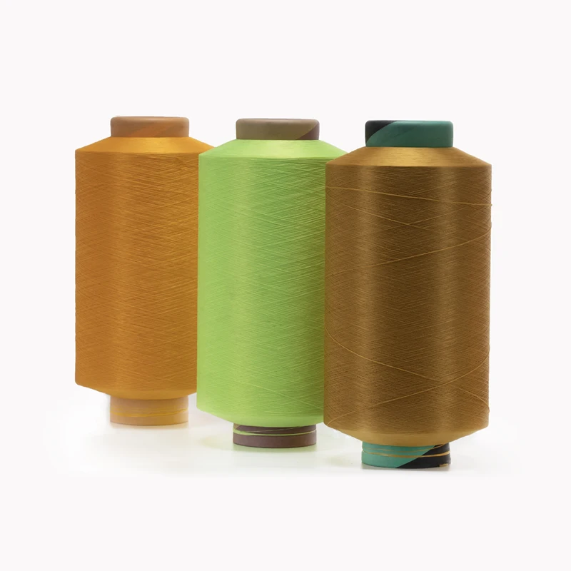 Huilong 100% polyester yarn 150d twisting yarn Computer embroidery thread special specifications Semi Dull DTY