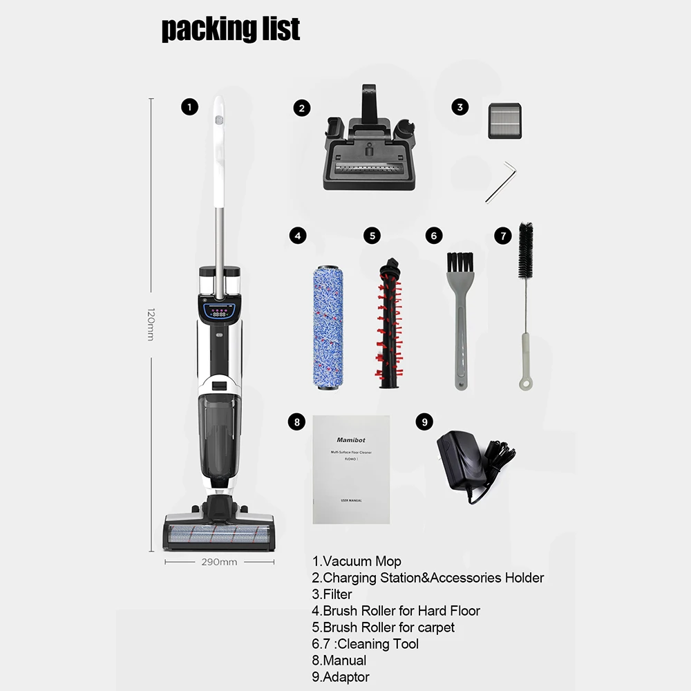 2021 Oem Wet And Dry Floor Vacuum Cleaner Rechargeable Carpet Vacuum Cleaner Floor Washer Wet Mop F1