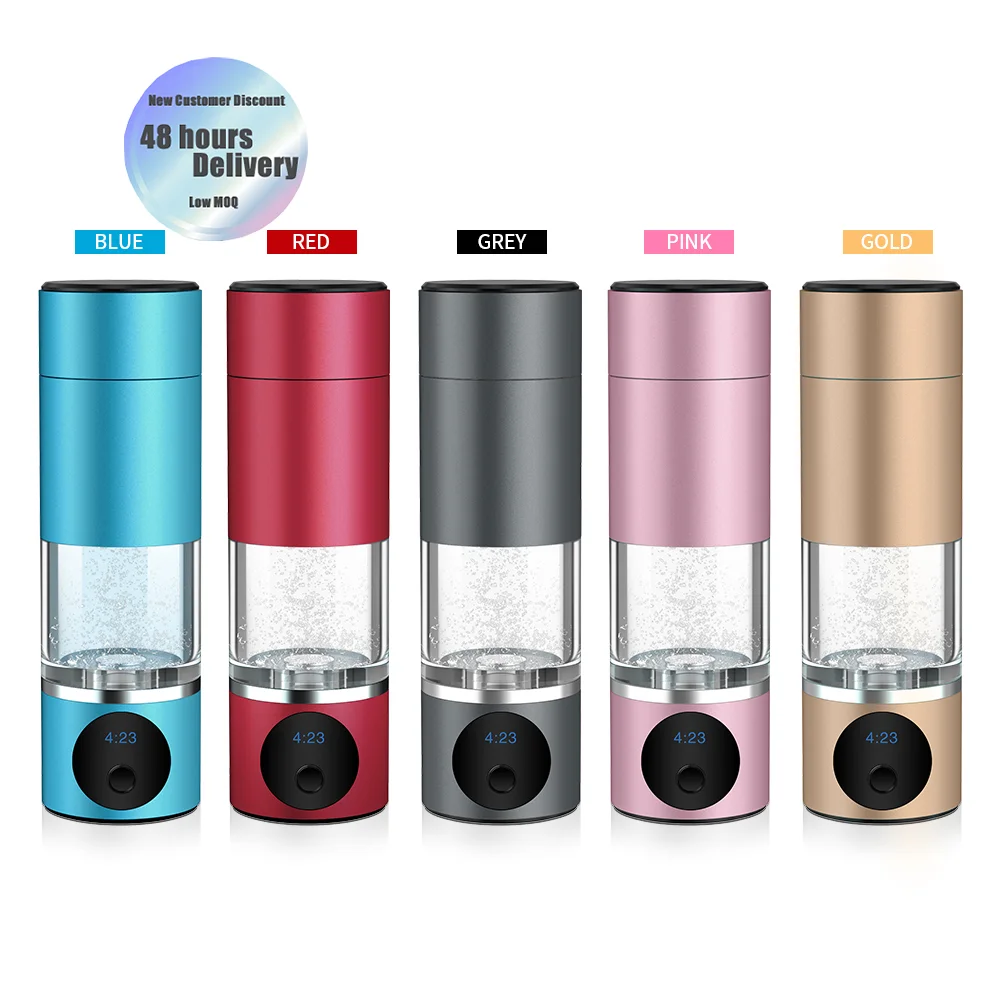 Suyzeko 230ML 6000ppb+ Pure H2 Hydrogen Rich Water bottle Electrolysis Hydrogen Healthy generator portable hydrogen water Bottle