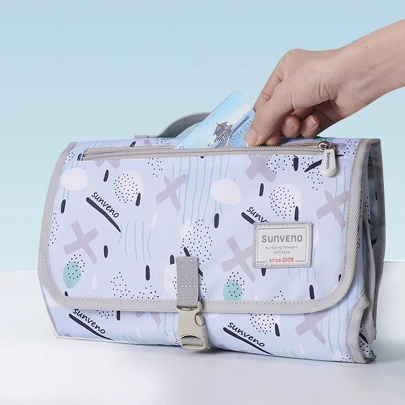 Sunveno детский пеленальный коврик портативный складной моющийся Водонепроницаемый Матрас пеленка коврики многоразовые дорожные подгузники