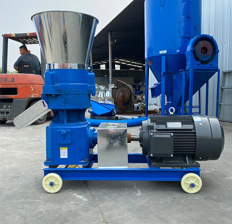 Mobile Wood Sawdust Pelleting Machine/Fertilizer Pelletizer Small Feed Pellet Mill