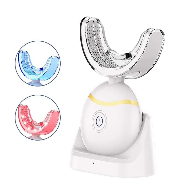 Eco Friendly Private Label Rechargeable U-Shape Automatic Sonic Toothbrush 360 Electric Toothbrush for Teeth Whitening
