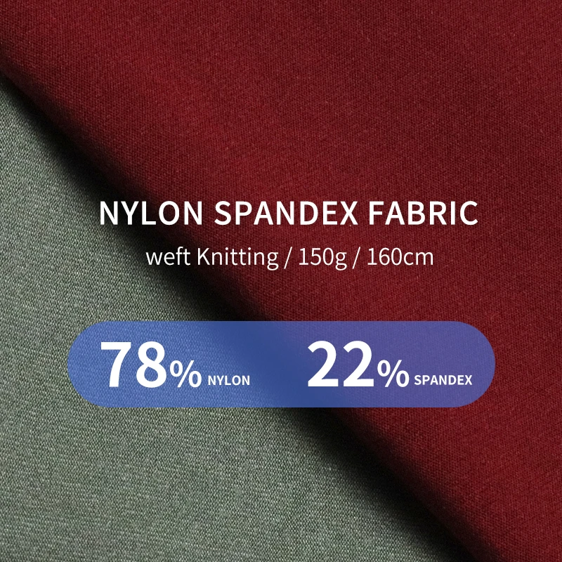 Ultra thin 4 Way Stretch Warp Knitted Fabric Supplier underwear elastic shiny 72% Nylon 28% Spandex Fabric for swimsuit bikini