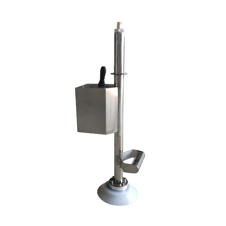 Для обработки стекла при помощи присосок подъемник