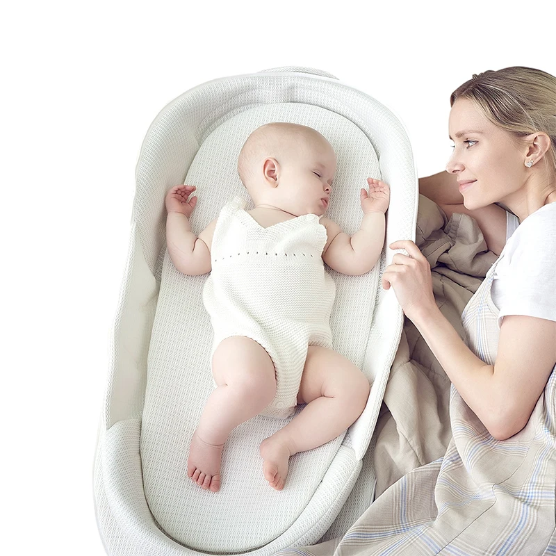 
Baby Bed Nest Pod Newborn Foldable Travel Cot for 0-36 Months Portable Bassinet for Bed Bionic 