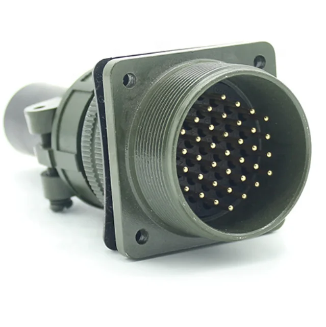 [GIET]MS3106A-24-28 MS3102A-24-28 Right Angle Connector Socket Locomotive Connector Metal threaded TQ plug Female 24pin