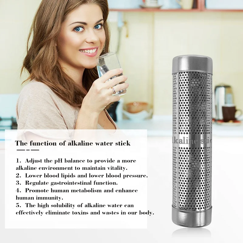 Hoonni Portable Mineral Negative Ion Hydrogen Purifier Alkaline Water Stick For Body Health