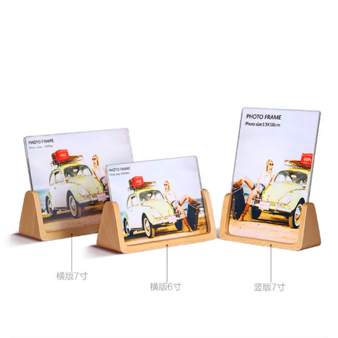 Hot Sale Custom Solid Wood and 100% Crystal Clear Acrylic Modern Vinyl Record Storage Display Stand Holder