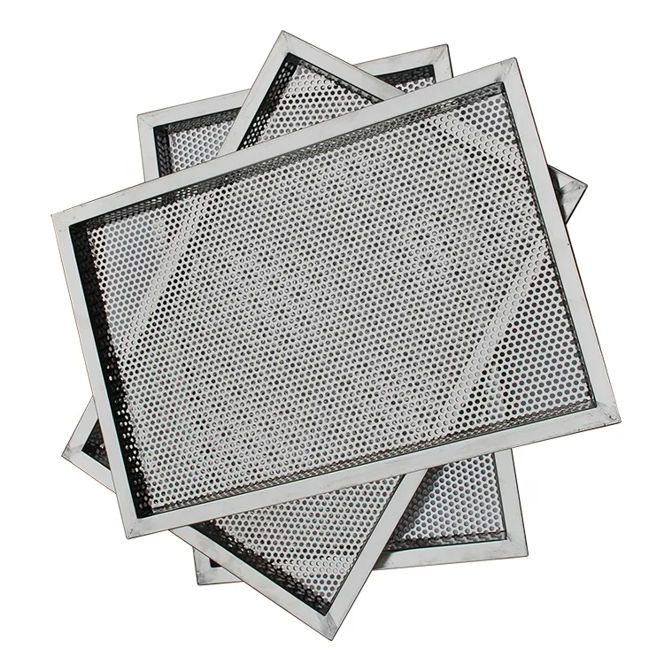 Customized stainless steel 304 bakery perforated baking sheet pan/drying tray/wire mesh tray punching sheet for food factory