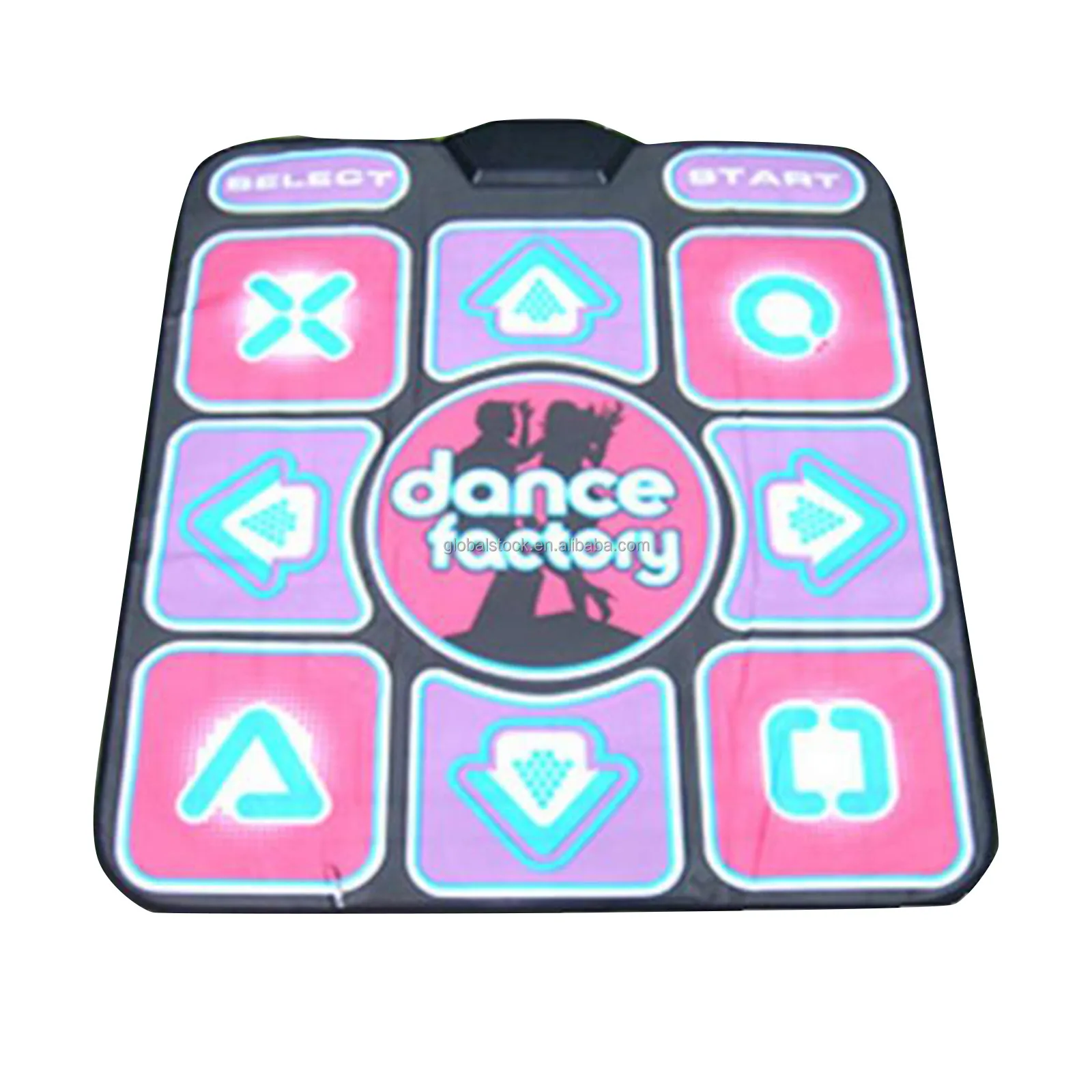 Dancers Mat 8mm Single English Neutral Pattern USB Wired Dancing Mat Non-slip Cushion Feeling Yoga Game Blanket
