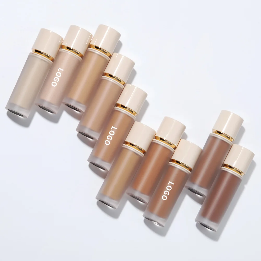 Custom Private Label Foundation Full Coverage Foundations Makeup Durable Waterproof Cream Liquid Foundation