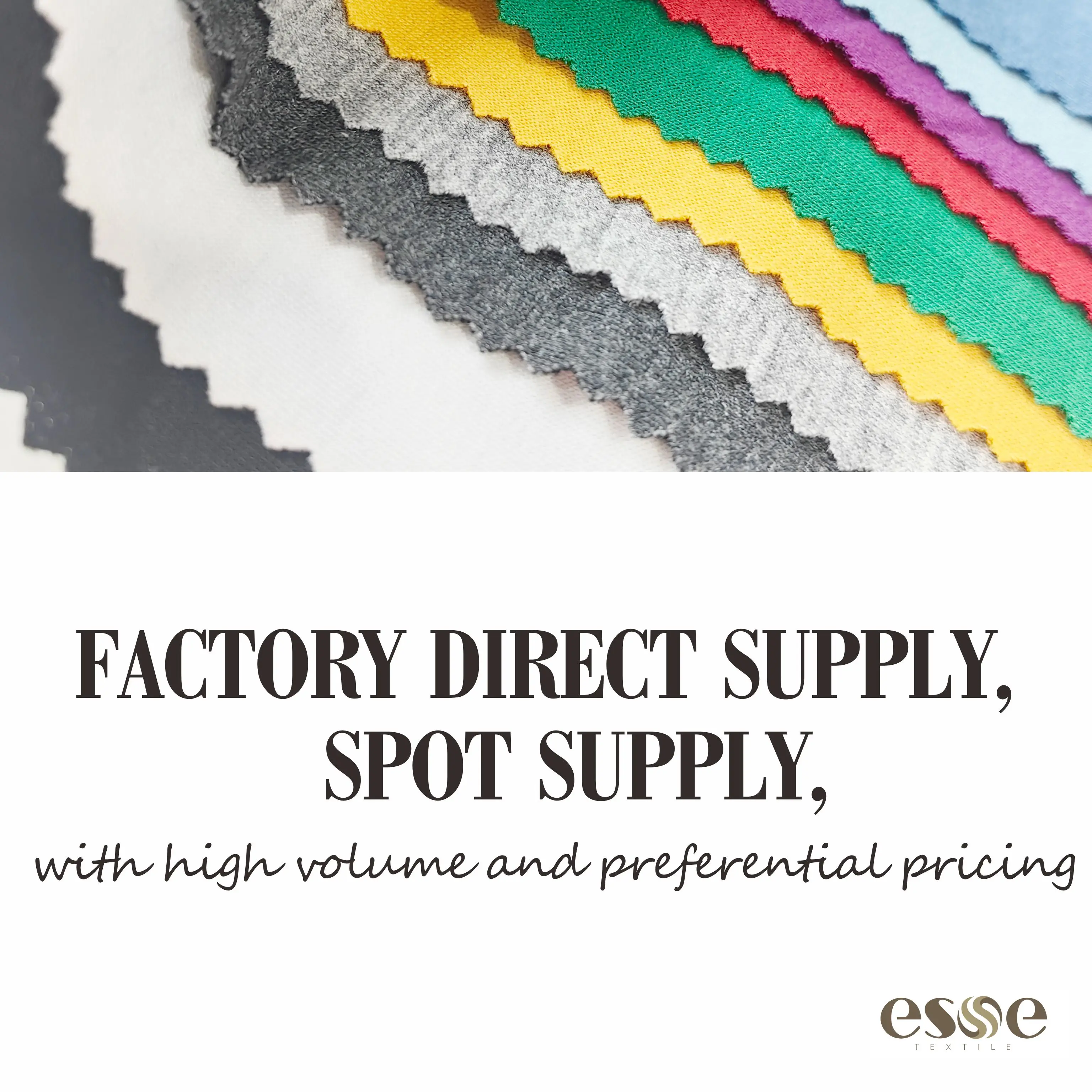 French terry single jersey POLY SPUN VORTEX GOOD QUALITY TOTAL Poly span  Flax Knitting Jersey Fabric COOLSILK