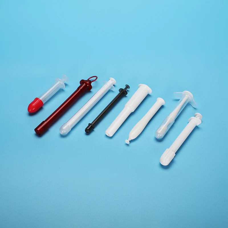 Capsule Vaginal Syringe Disposable Individual Package Vaginal Applicator for Women Care
