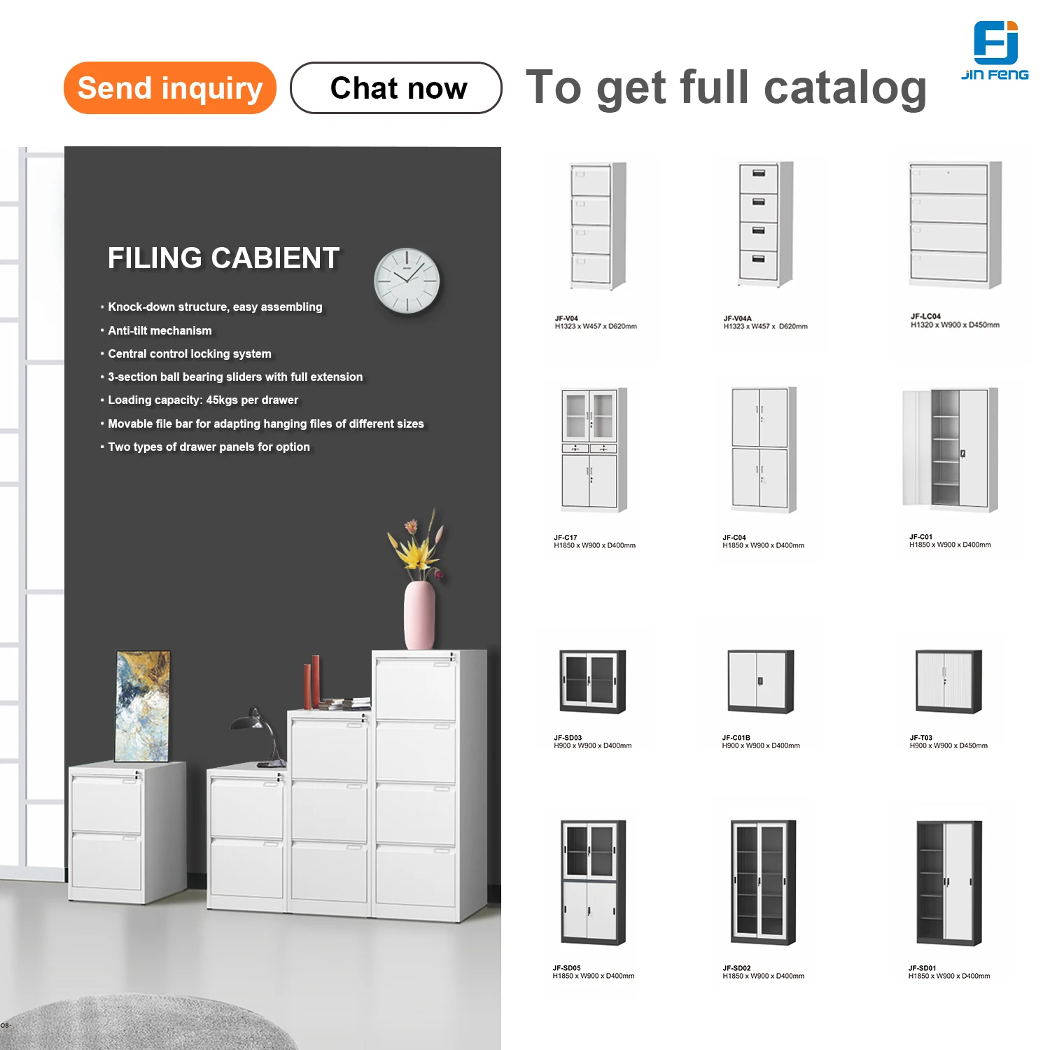 Office Metal 2 3 4 Drawer Filing Cabinet Steel Vertical File Cabinet Price School Hospital Library Storage Cabinet