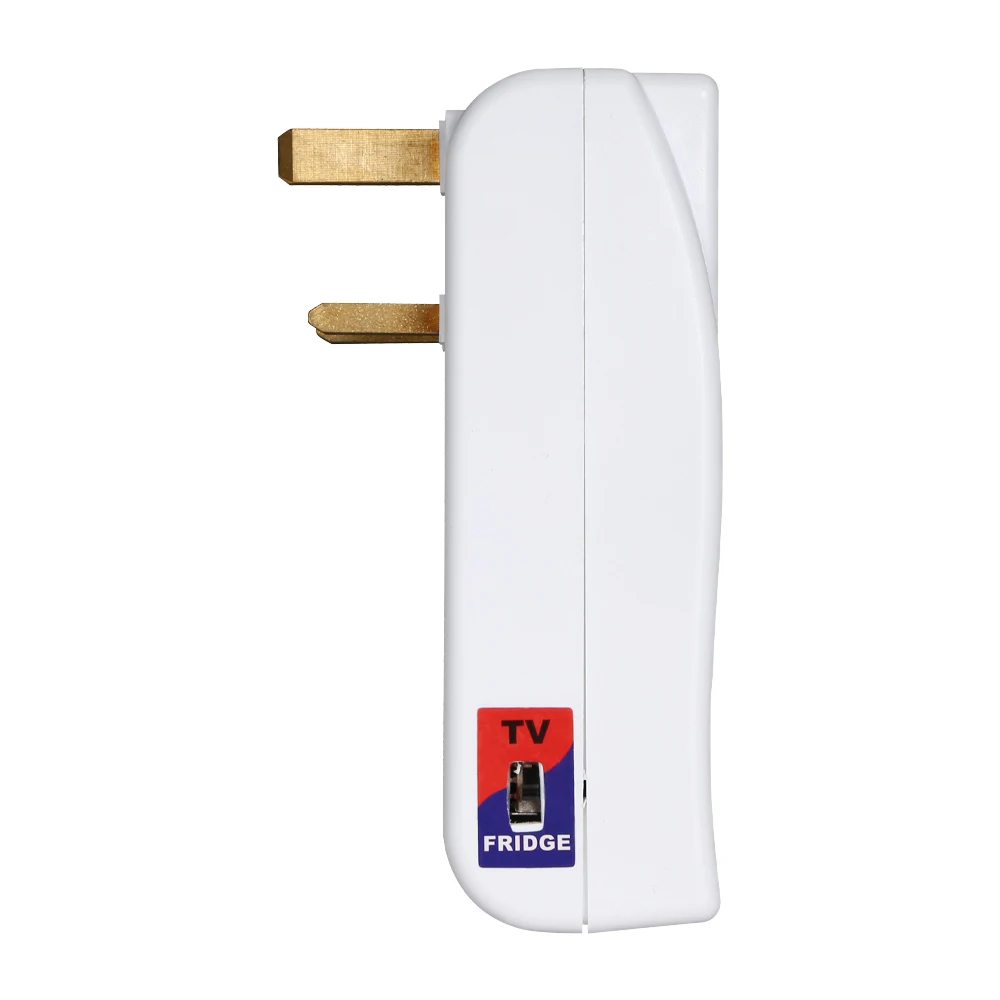 1004  UK Plug 2 USB Single Phase Surge Safe Guard Voltage Protector for Refrigerator 110v surge protector