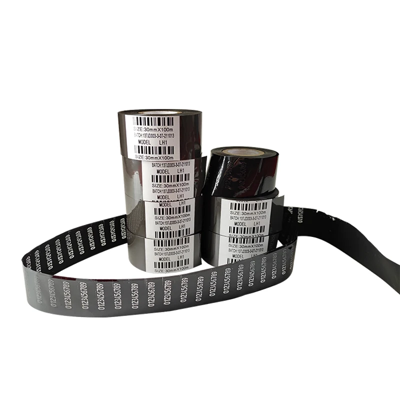 CED8 hot stamping foil date coding ribbon for label paper card plastic film bag