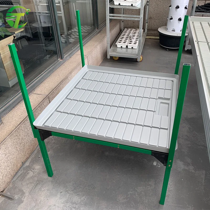 Agricultural Hydroponics Ebb And Flow flood table Rolling Bench for sale