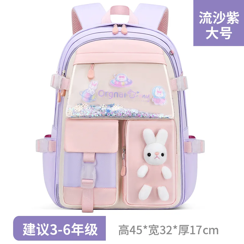 Quicksand schoolbag School Bag China Made Panther High Class Student Girl Backpack Tom And Jerry