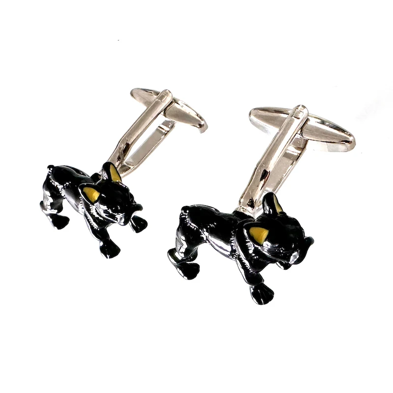 Keer necktie and accessories High-end dog design cufflinks for men