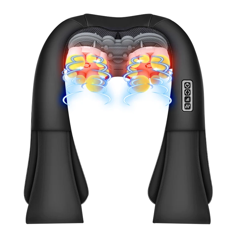 Multifunctional Shiatsu Neck And Back Massager Electric Kneading Cervical Smart Neck Shoulder Massager Machine With Heating