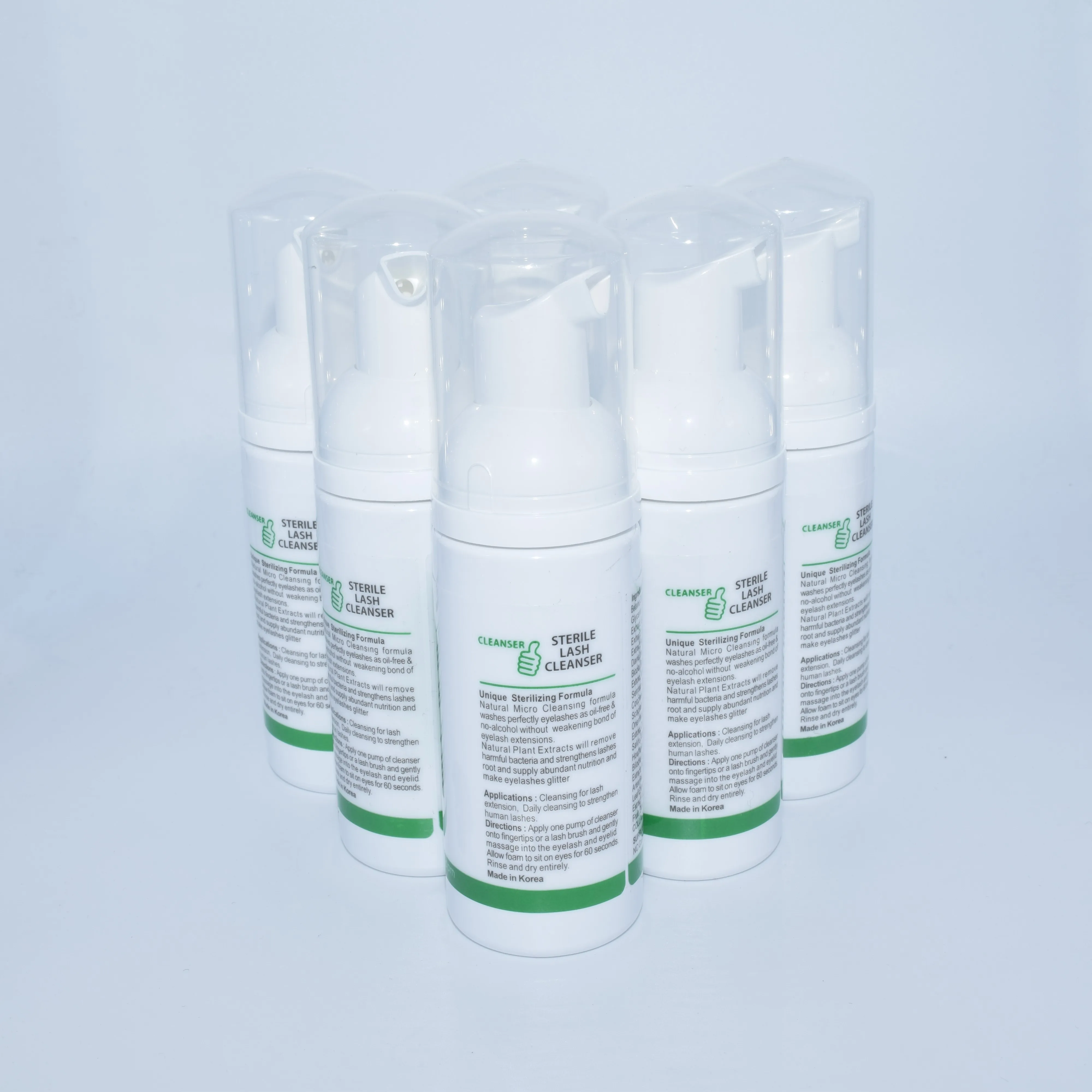 very popular Korean product safety private label cleanser cleaning eyelash cleaner foam lash extension shampoo